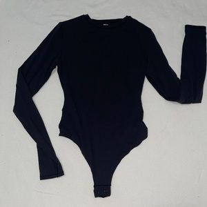 SKIMS FITS EVERYBODY LONG SLEEVE CREW NECK BODYSUIT